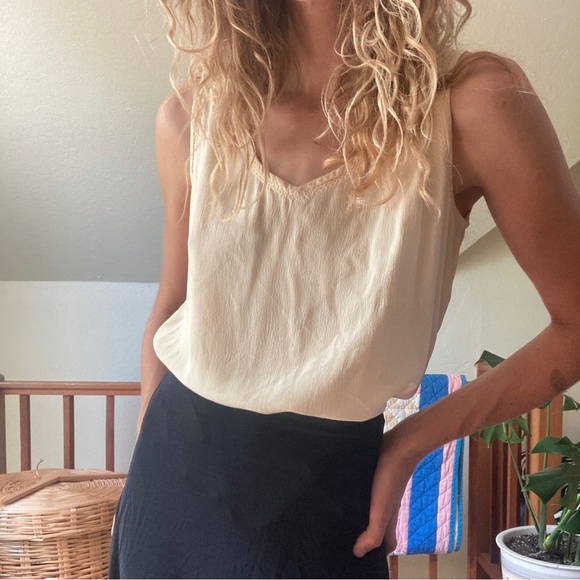 Vintage Silk Tank Top - Picture 1 of 6